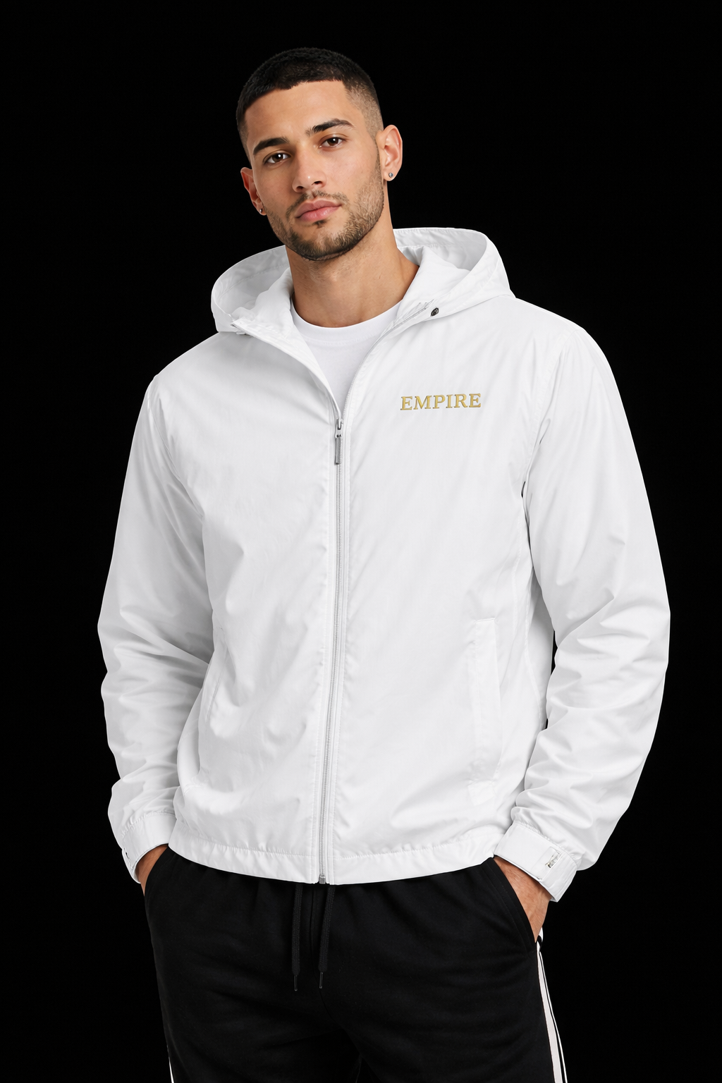 Soft Hooded Sports Jacket